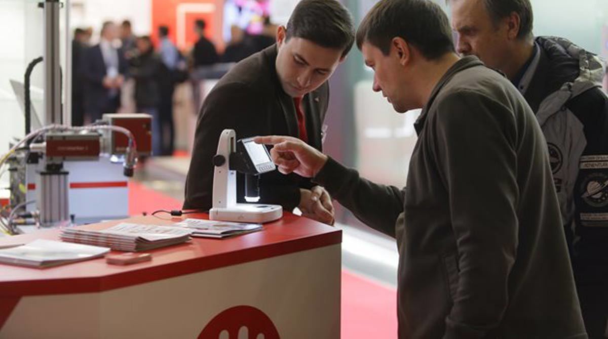 Станки для лазерной обработки на выставке Электроника 2022